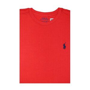 NWT Polo Ralph Lauren Women SS CLSC Fit Crew Neck T-Shirt Tee Red MSRP $58.00